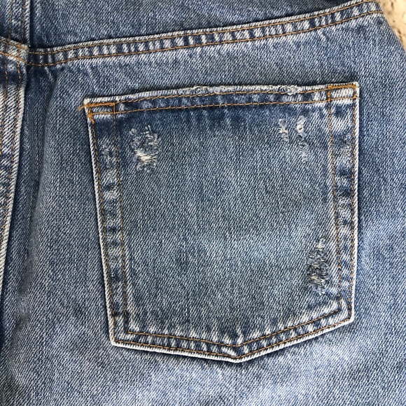 Size 10 Topshop Denim Jean Miniskirt NWT - Picture 7 of 12